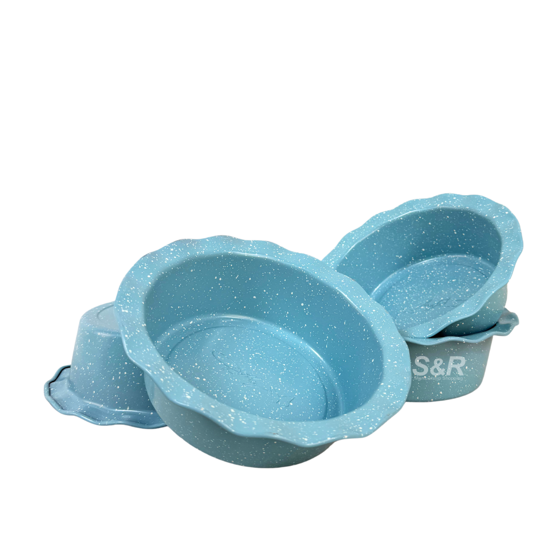 Gallery Salad Dolly 4-piece Non-Stick Steel Pie Pans